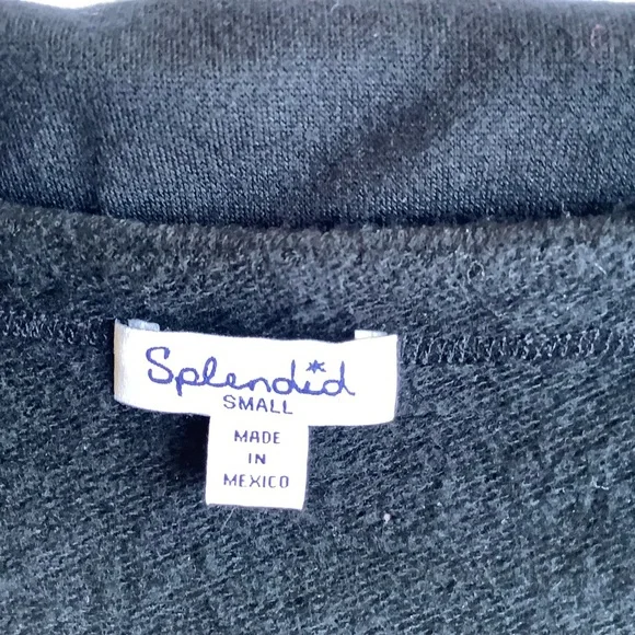 Splendid Dress Women’s Shift 3/4 Sleeve Black Tunic Dress Size Small - Picture 2 of 6